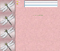 Dragonfly Side Border Stationery