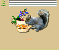 Squirrel IncrediMail Letter