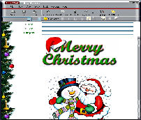 Merry Christmas Tree Border