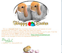 Easter Bunnies IM Letter